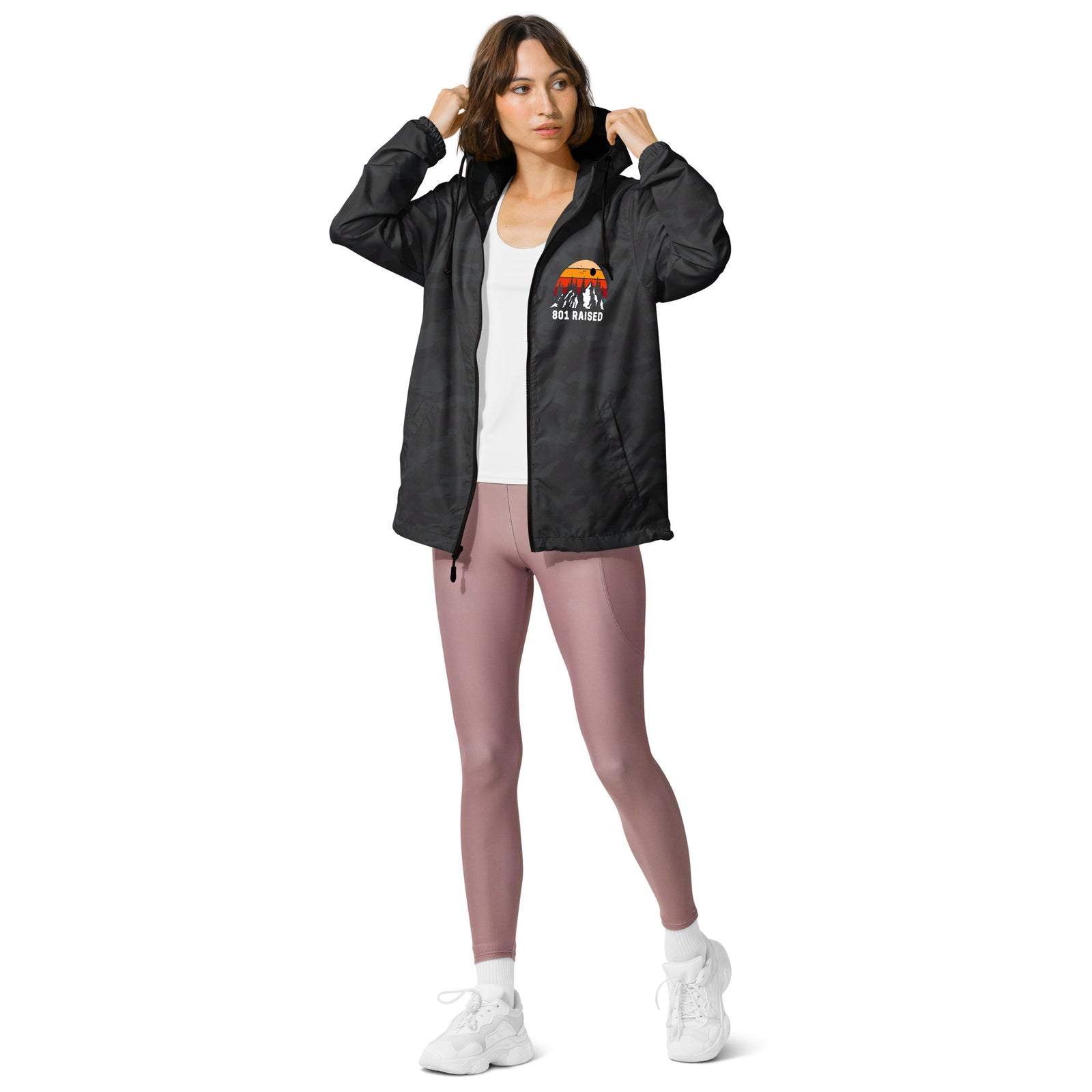 Unisex 801 Sunset lightweight zip up windbreaker