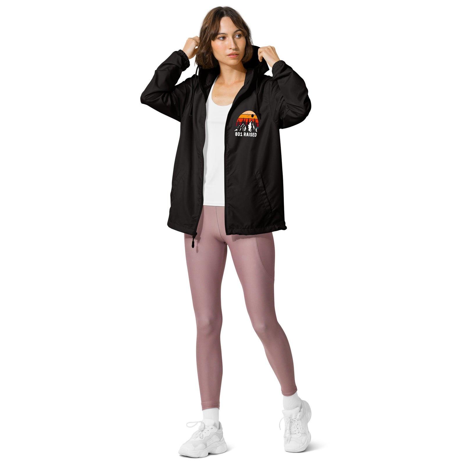 Unisex 801 Sunset lightweight zip up windbreaker