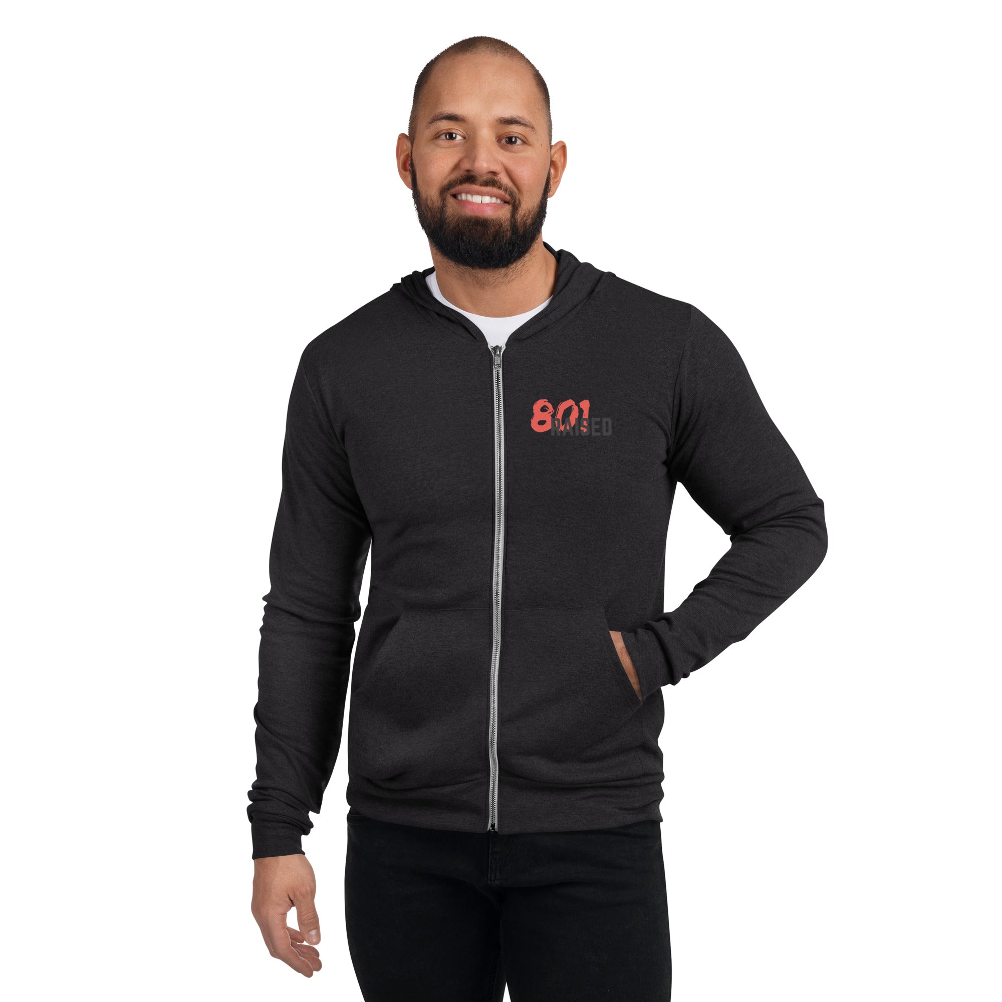 Zip Up 801 Raised Hoodie - 801raised