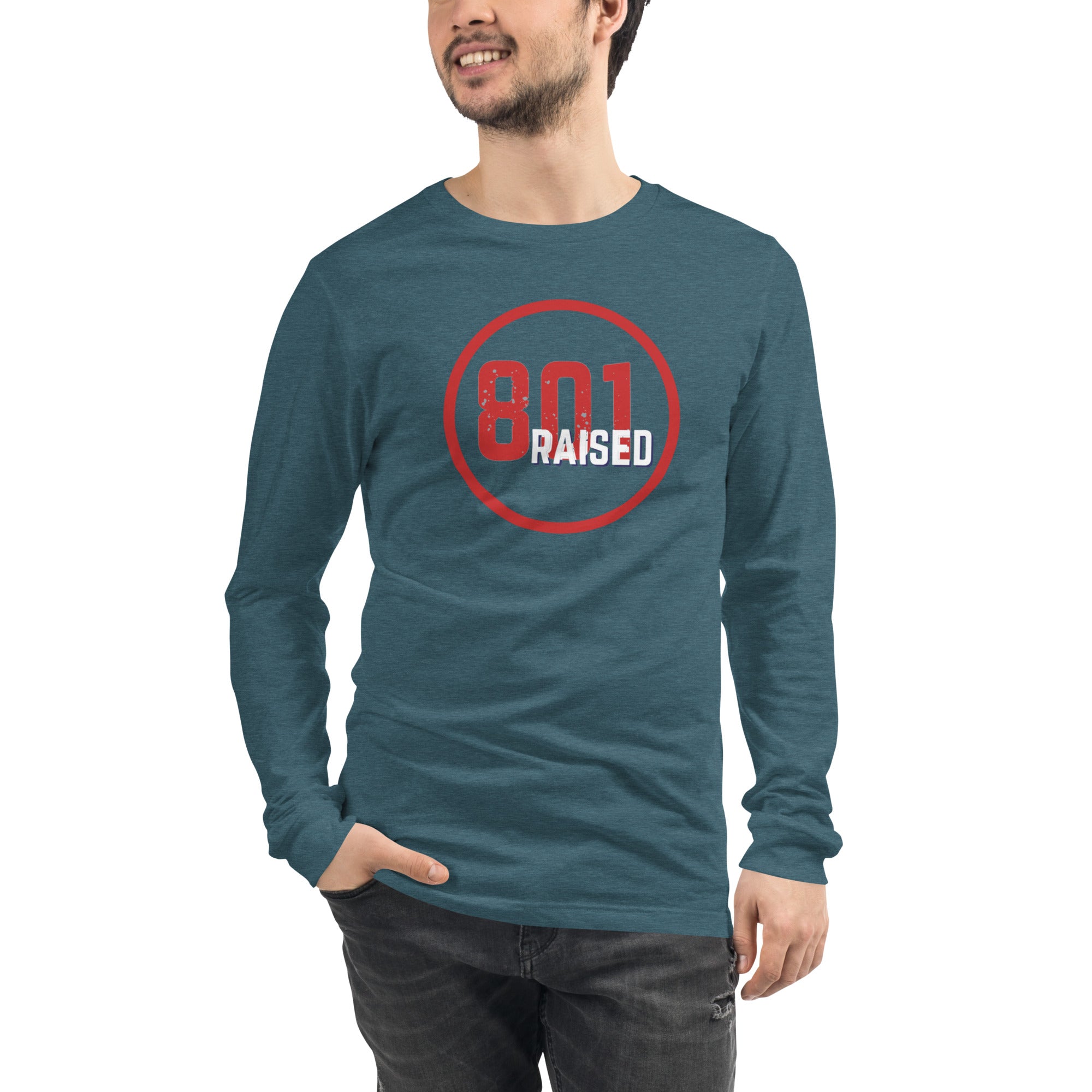 Unisex Long Sleeve 801C Tee - 801raised