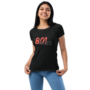 Women’s Fitted 801 Raised T-shirt - 801raised