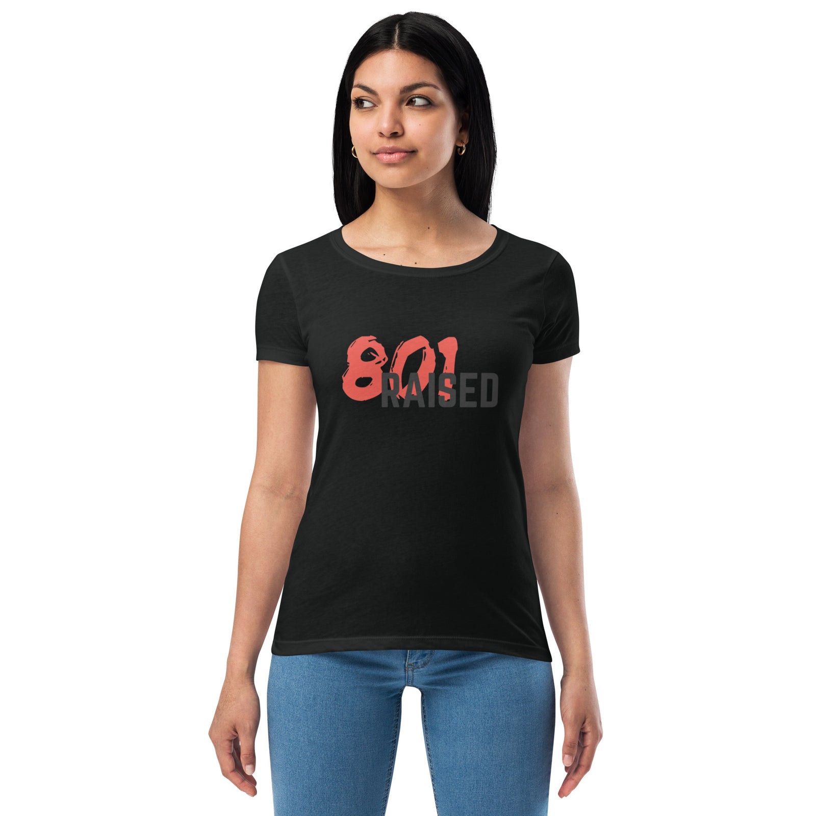 Women’s Fitted 801 Raised T-shirt - 801raised