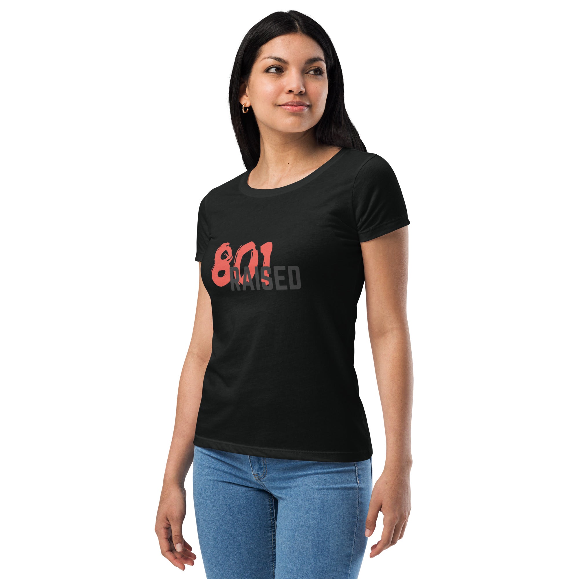 Women’s Fitted 801 Raised T-shirt - 801raised