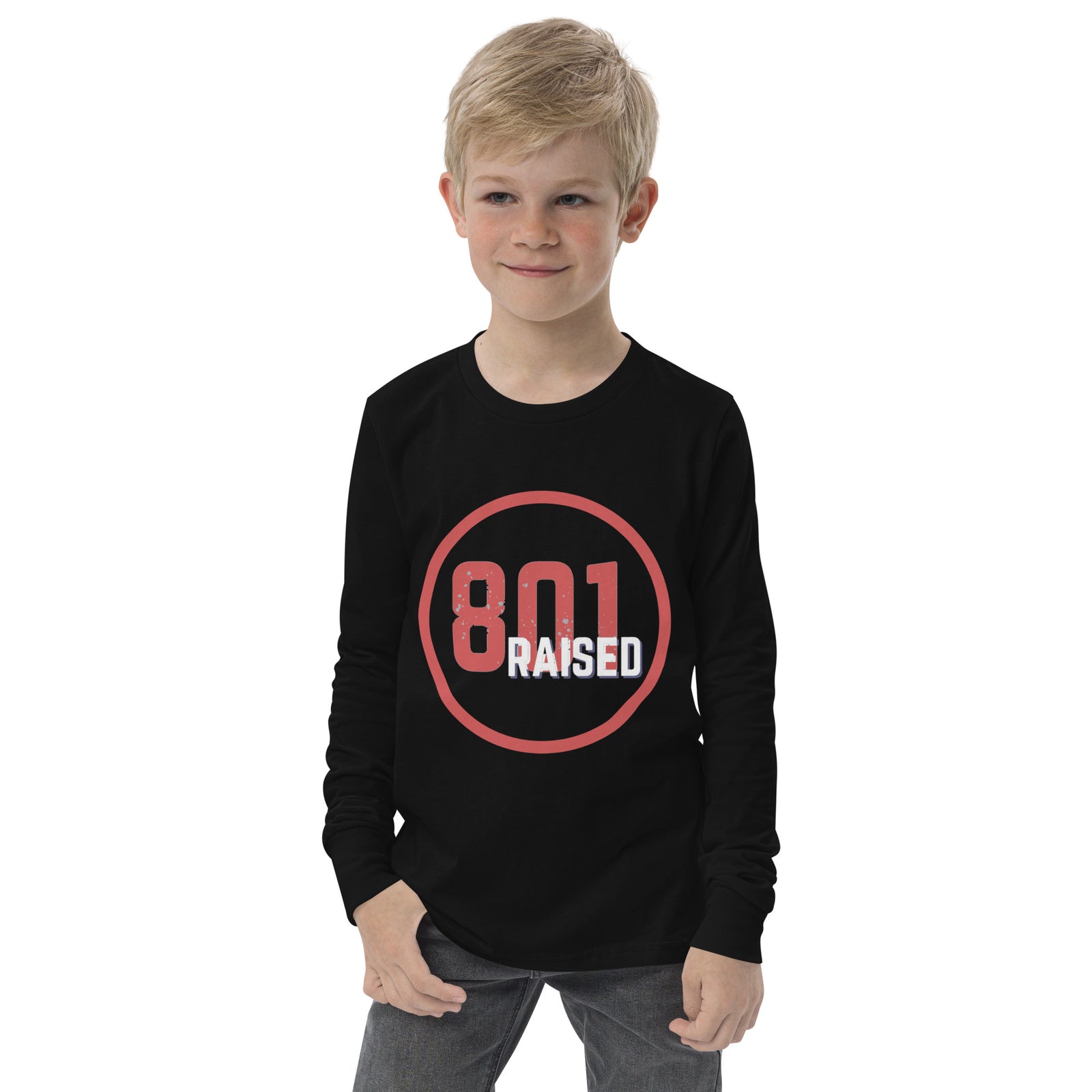 Youth Long Sleeve 801 Raised Tee - 801raised