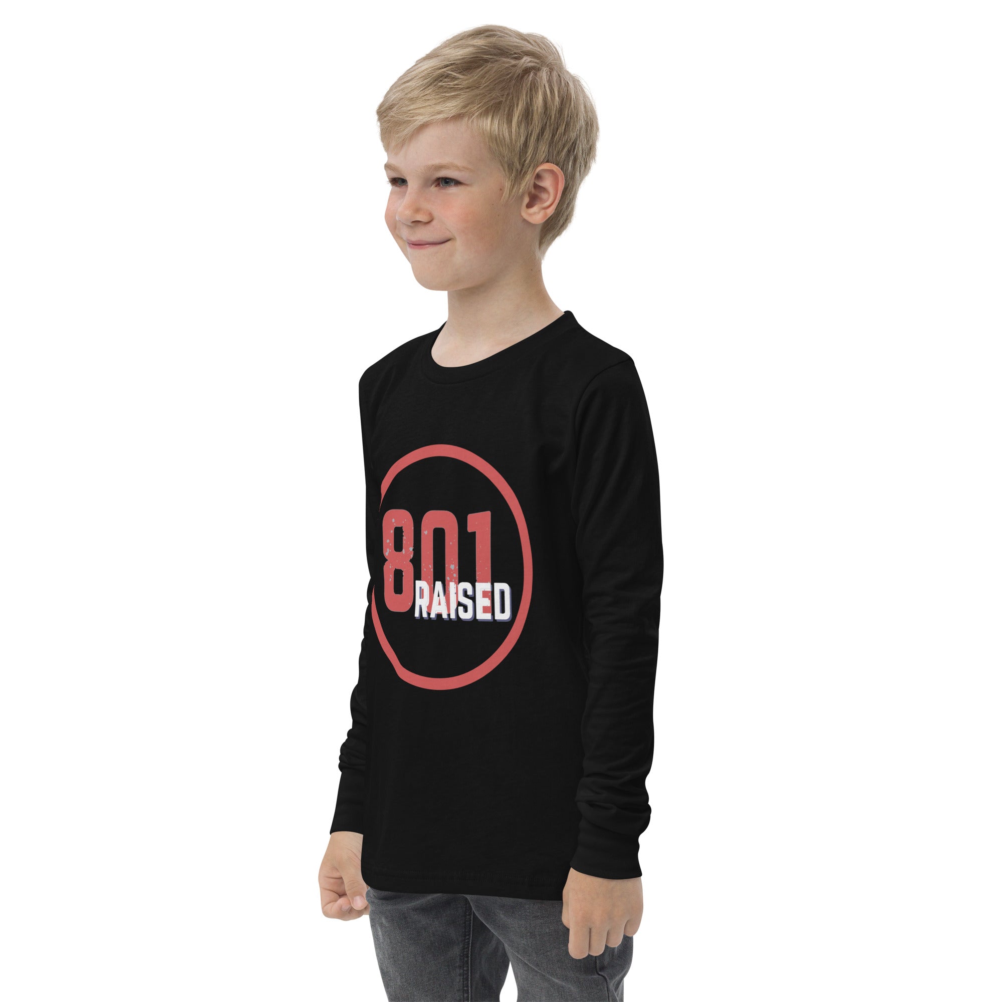 Youth Long Sleeve 801 Raised Tee - 801raised