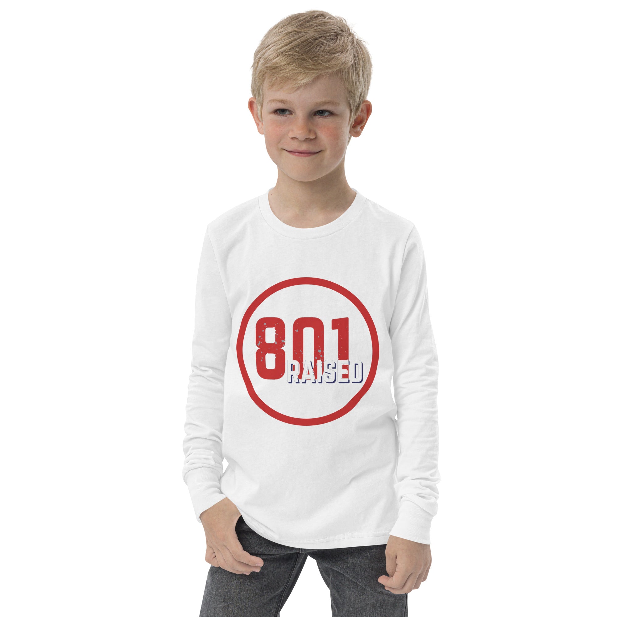 Youth Long Sleeve 801 Raised Tee - 801raised