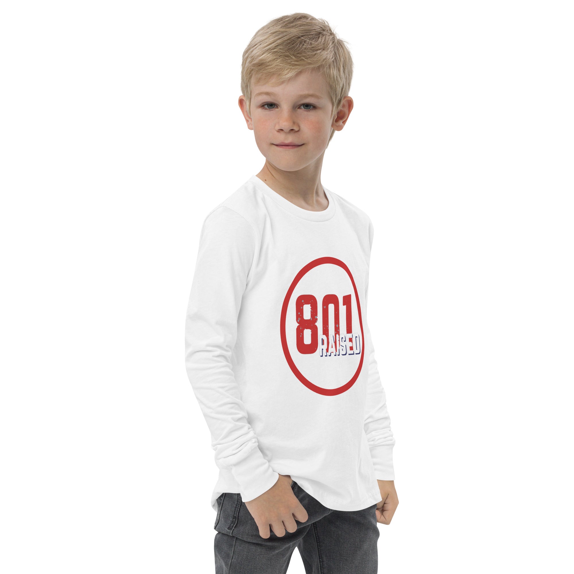 Youth Long Sleeve 801 Raised Tee - 801raised